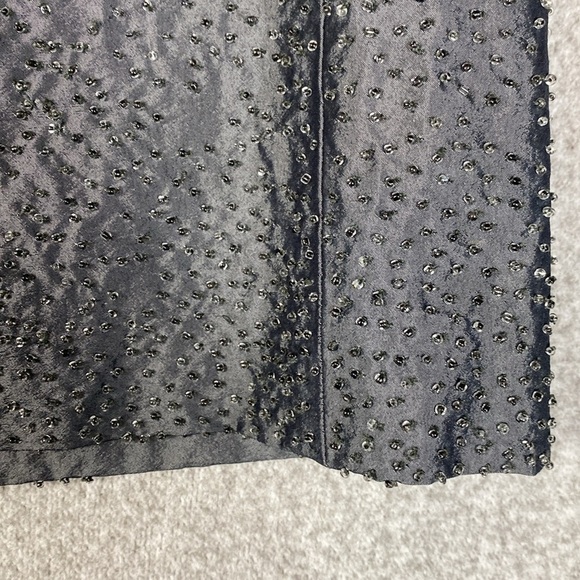 Vtg Gap beaded sparkle pencil skirt size 1 bling preppy glam 1999 Friends - Picture 3 of 10